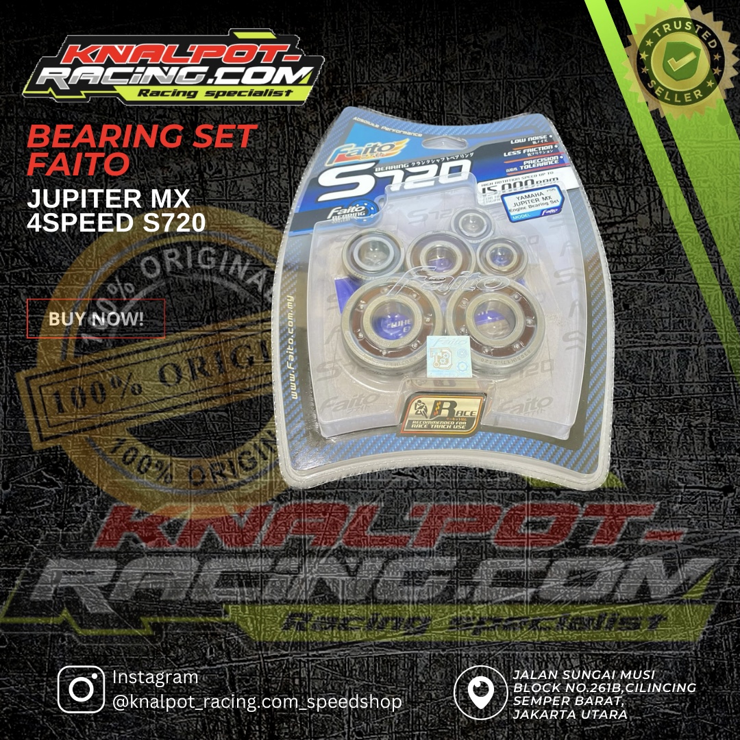BEARING SET FAITO JUPITER MX 4SPEED S720